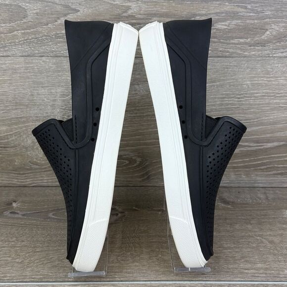 Crocs Citilane Roka Perforated Men's Sz 11 Black Rubber Slip-On Loafers - Picture 9 of 10